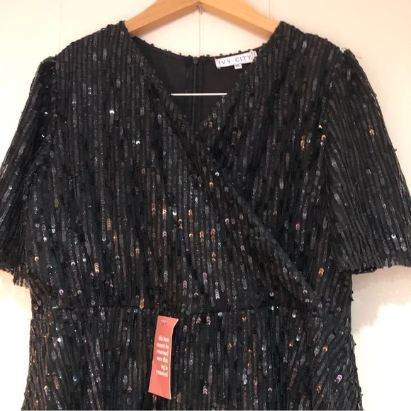 ivy city black dress Tristan Dress in Black Medium main image 1